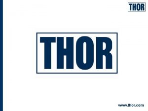 www thor com The Thor Group Limited UK
