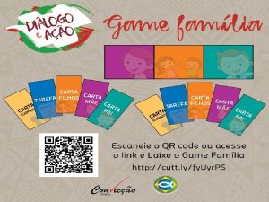 Suplemento Game Famlia um jogo de cartas desenvolvido