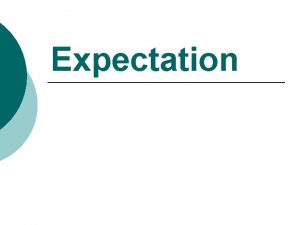 Expectation value