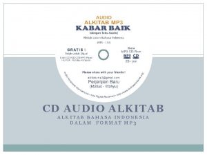 Audio alkitab bahasa indonesia