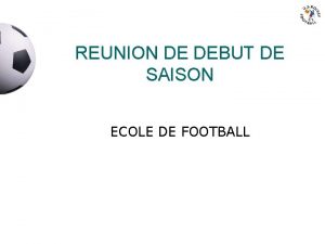 Planification annuelle football
