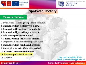 Spalovac motory Tmata cvien 1 vod bezpenost a