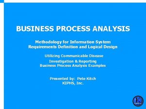 Business process assessment methodology