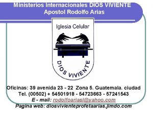 Rodolfo arias pastor