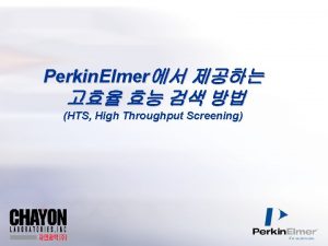 Perkin elmer high content screening