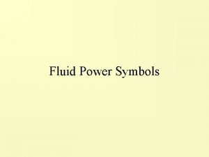 Fluid power symbol