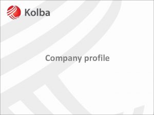 Company profile index
