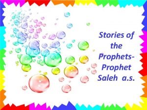 Stories of the Prophets Prophet Saleh a s