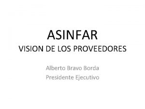 Alberto bravo borda asinfar