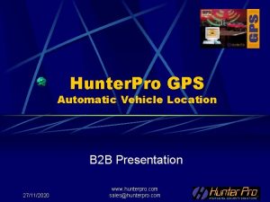 Hunter Pro GPS Automatic Vehicle Location B 2