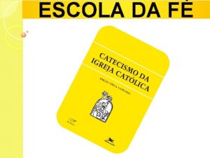 ESCOLA DA F Credo NicenoConstantinopolitano Creio em um