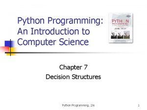 Multi way decisions in python