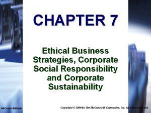 Ethical business strategies Ethical business strategies