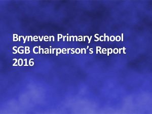 Bryneven primary school