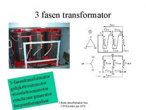 3 fase transformator