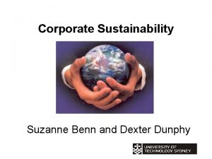 Dunphy sustainability phase model