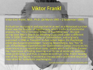 Viktor frankl teori