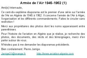 Arme de lAir 1945 1962 1 Amie Internaute