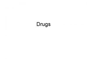 Psychoactive drugs chart