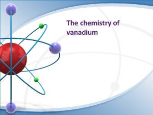 Vanadium oxidation state