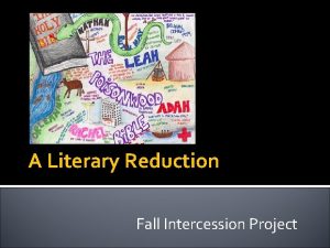 Literary reduction