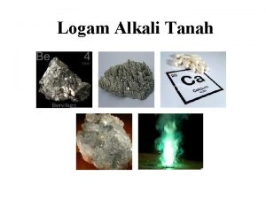 Logam Alkali Tanah Created By Ayu Febriyanti Dewi