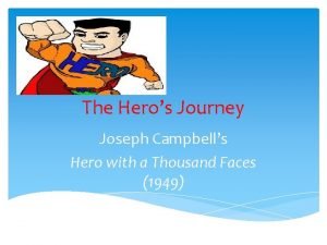 The Heros Journey Joseph Campbells Hero with a