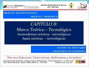 Proyecto socio tecnologico