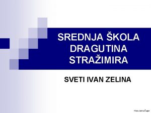 Srednja škola sveti ivan zelina