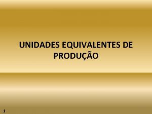 Unidades equivalentes