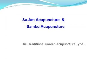 Saam acupuncture book