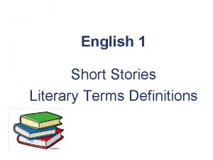 Short story literary definition