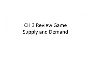 Supply and demand board game