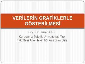 VERLERN GRAFKLERLE GSTERLMES Do Dr Turan SET Karadeniz
