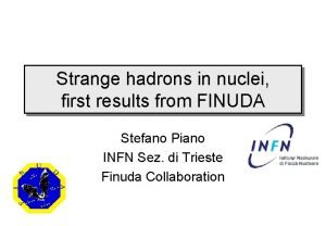 Strange hadrons in nuclei first results from FINUDA