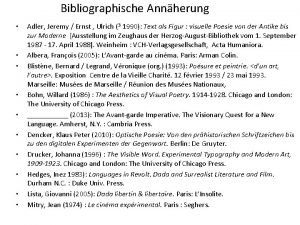 Bibliographische Annherung Adler Jeremy Ernst Ulrich 3 1990