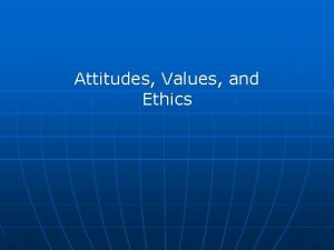 What is cognitive component of attitude