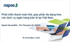 Pht trin thanh ton th gp phn a