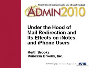 Under the Hood of Mail Redirection and Its