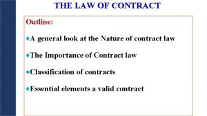 Unilateral contract