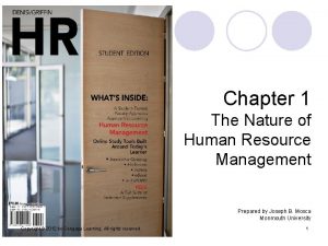 Nature of human resource management