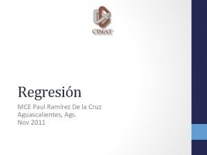 Regresion lineal simple