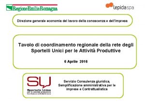 Direzione generale economia del lavoro della conoscenza e