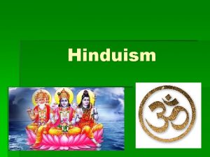 Hinduism divisions