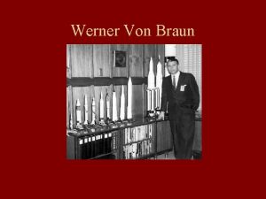 Wernher von braun childhood