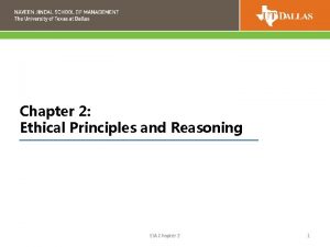 Ethical reasoning