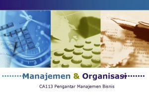 Logo pengantar manajemen