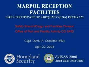 Certificate of adequacy Certificate of adequacy