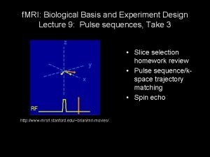 Mri pulse sequence