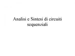 Analisi sequenziale